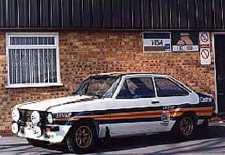 A Works Rothmans Mk2 Escort.