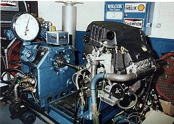 The Kv6 Engine Used In The Aquada Undergoing Dyno Testing.