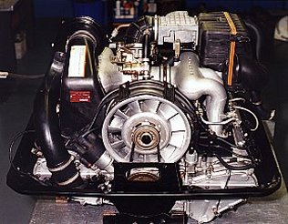 Porsche flat 6, 3.2Litre.