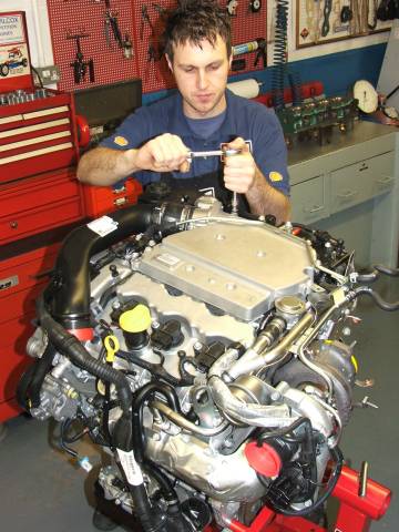 Striping a V6 Gm turbocharged engine.
